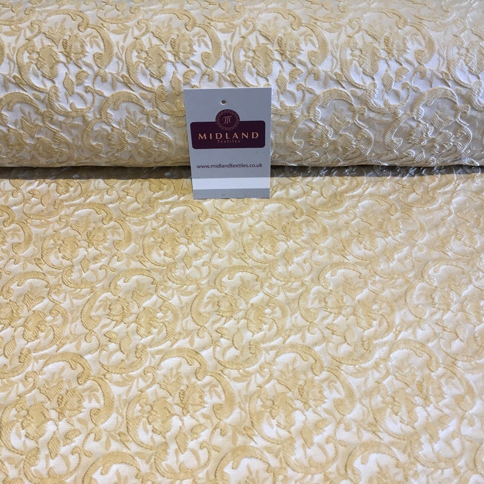 Floral Jacquard Bridal Brocade 64' Wide Fabric Mtex MA841