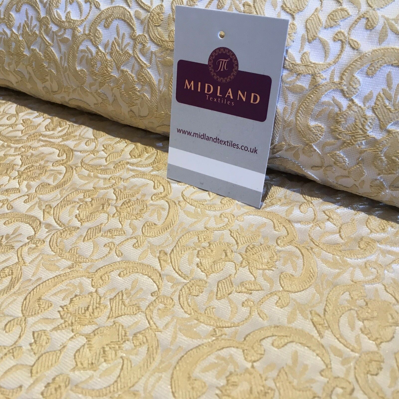 Floral Jacquard Bridal Brocade 64' Wide Fabric Mtex MA841