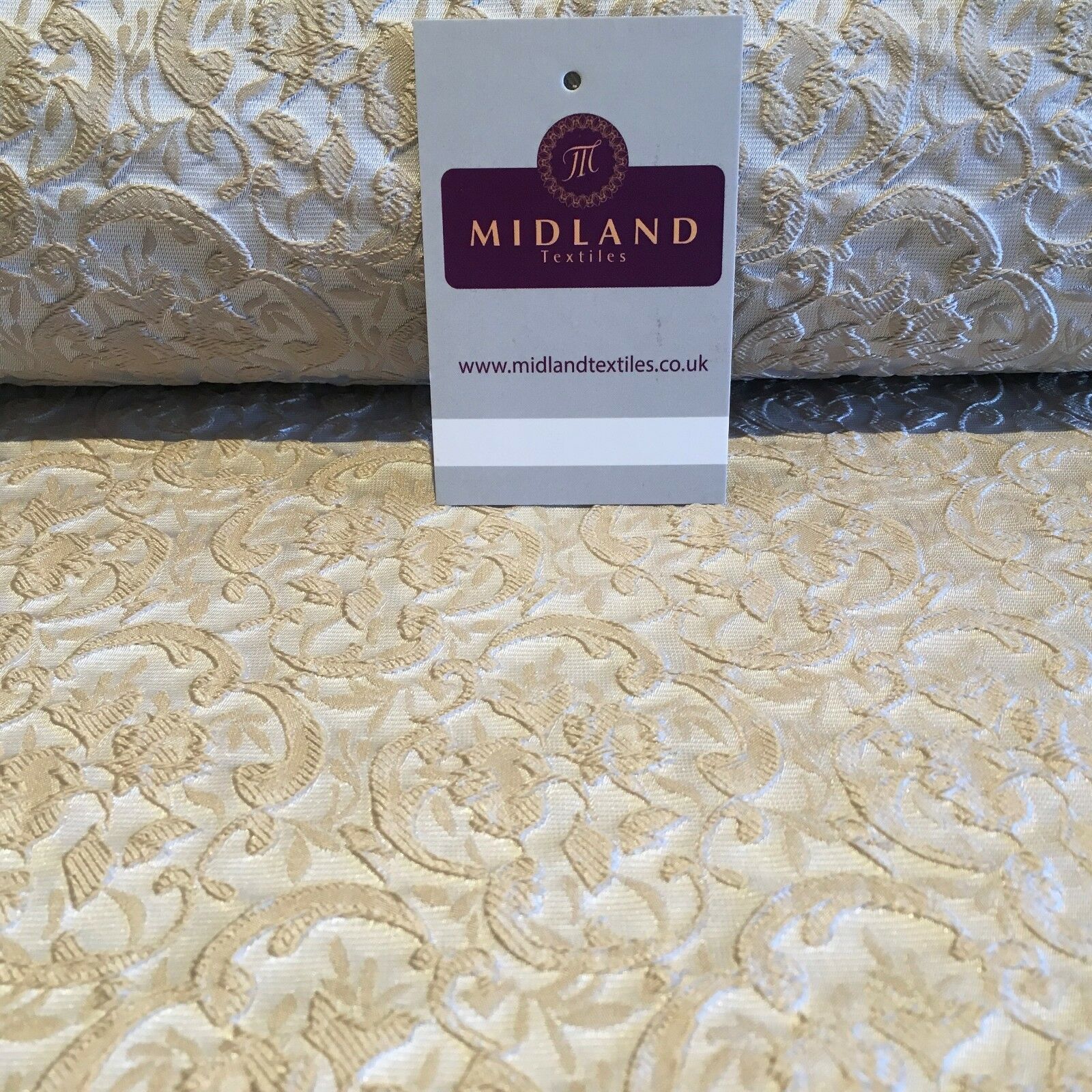 Floral Jacquard Bridal Brocade 64' Wide Fabric Mtex MA841