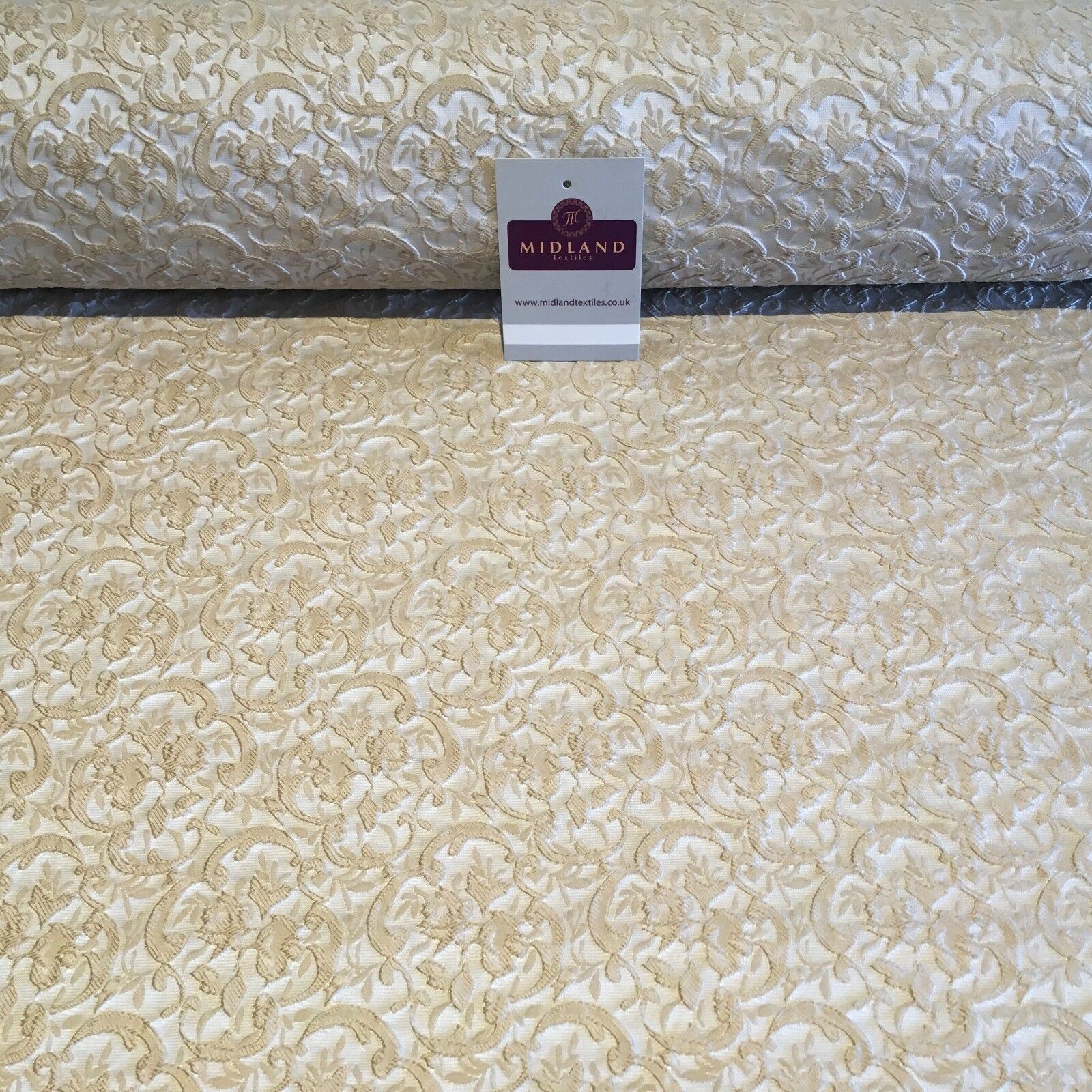 Floral Jacquard Bridal Brocade 64' Wide Fabric Mtex MA841