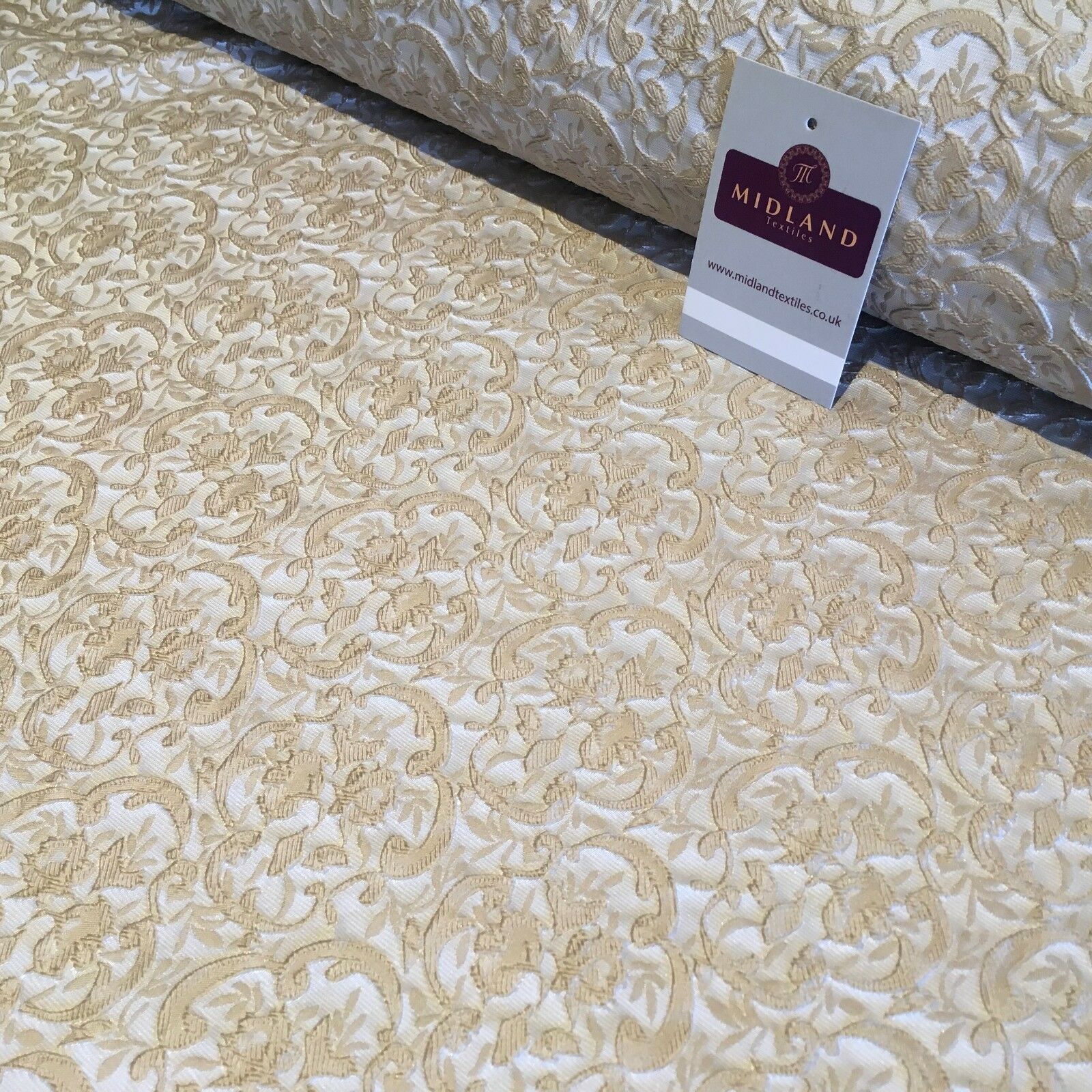 Floral Jacquard Bridal Brocade 64' Wide Fabric Mtex MA841