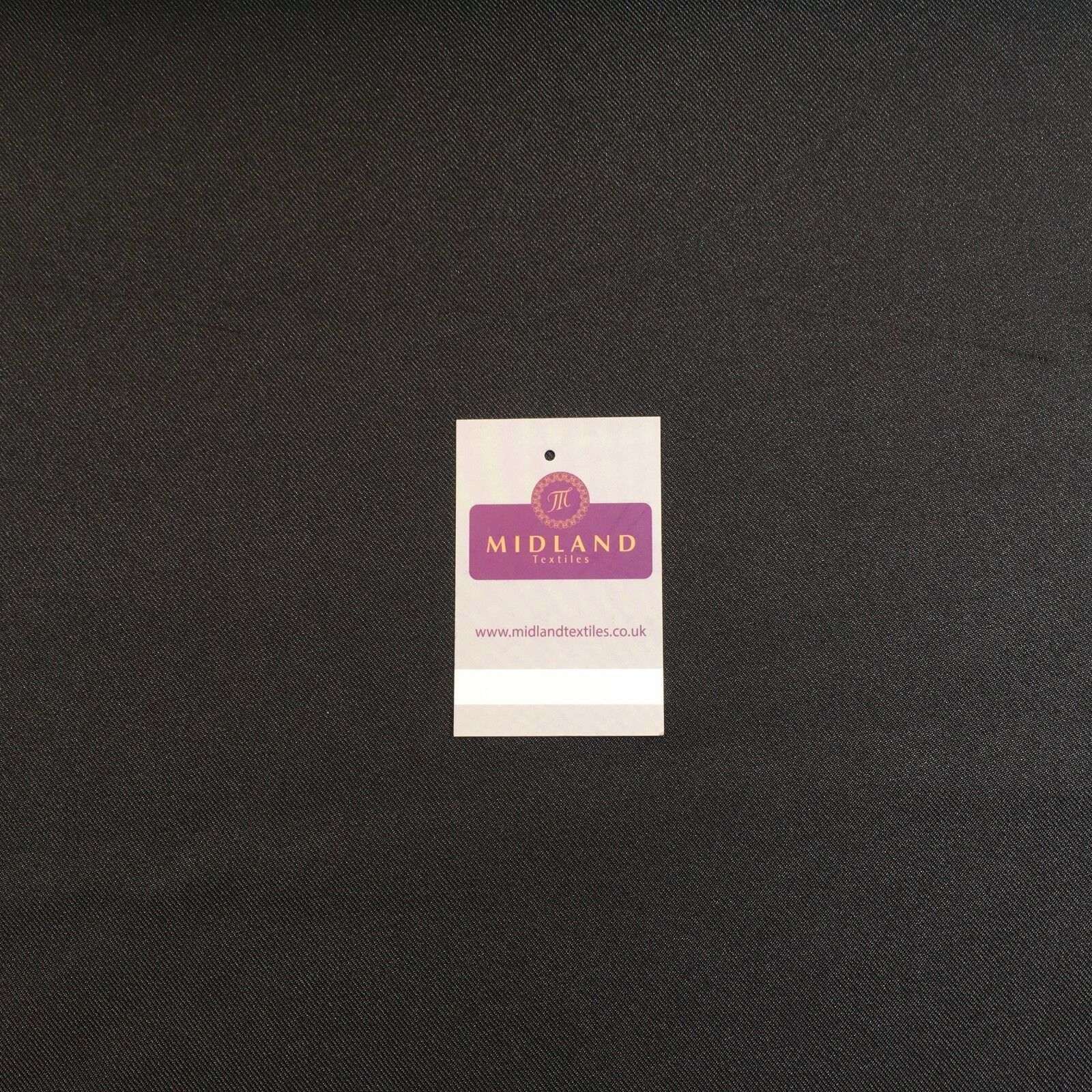 Black Plain Polyester Twill fabric ideal for suits, skirts, uniform 58' M773