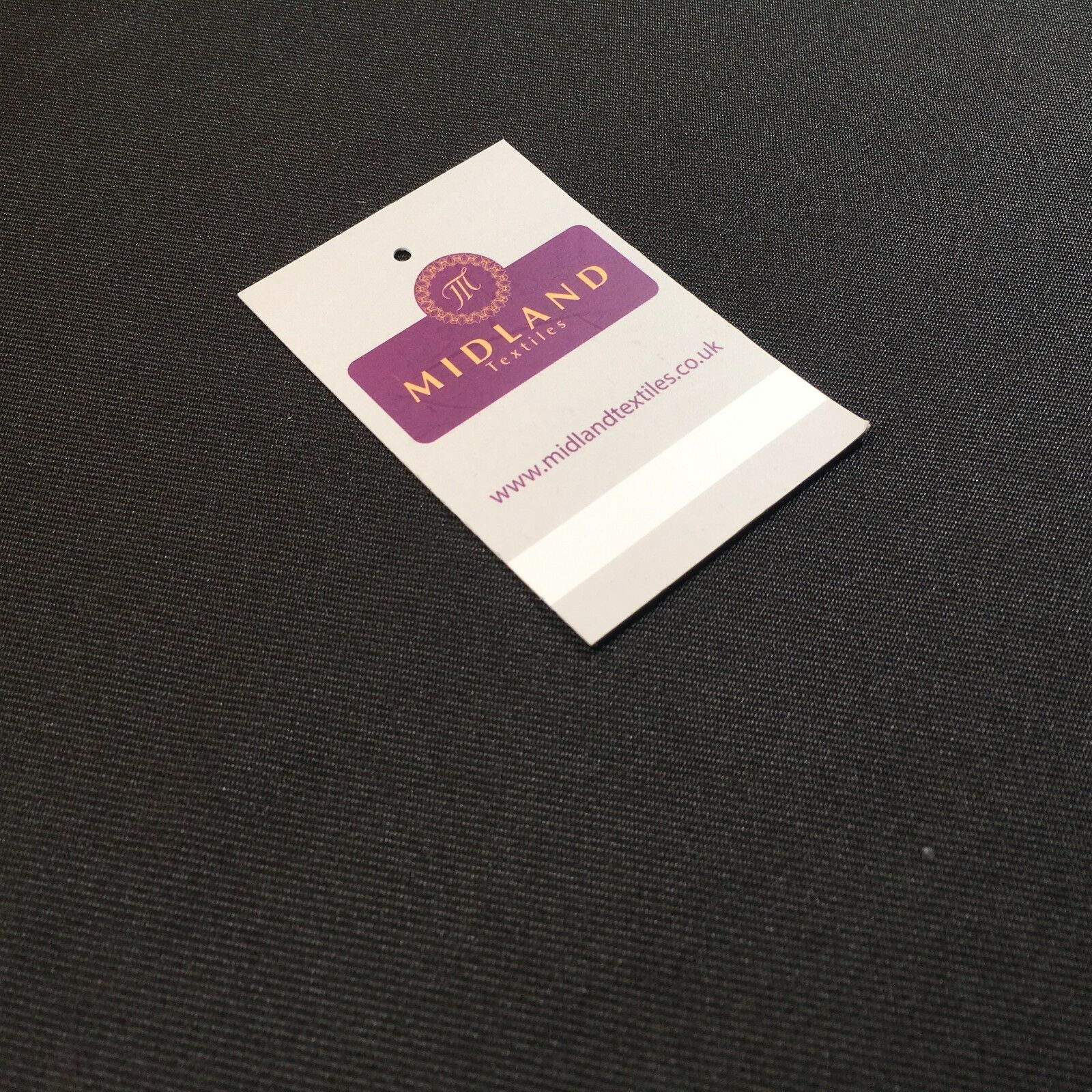 Black Plain Polyester Twill fabric ideal for suits, skirts, uniform 58' M773