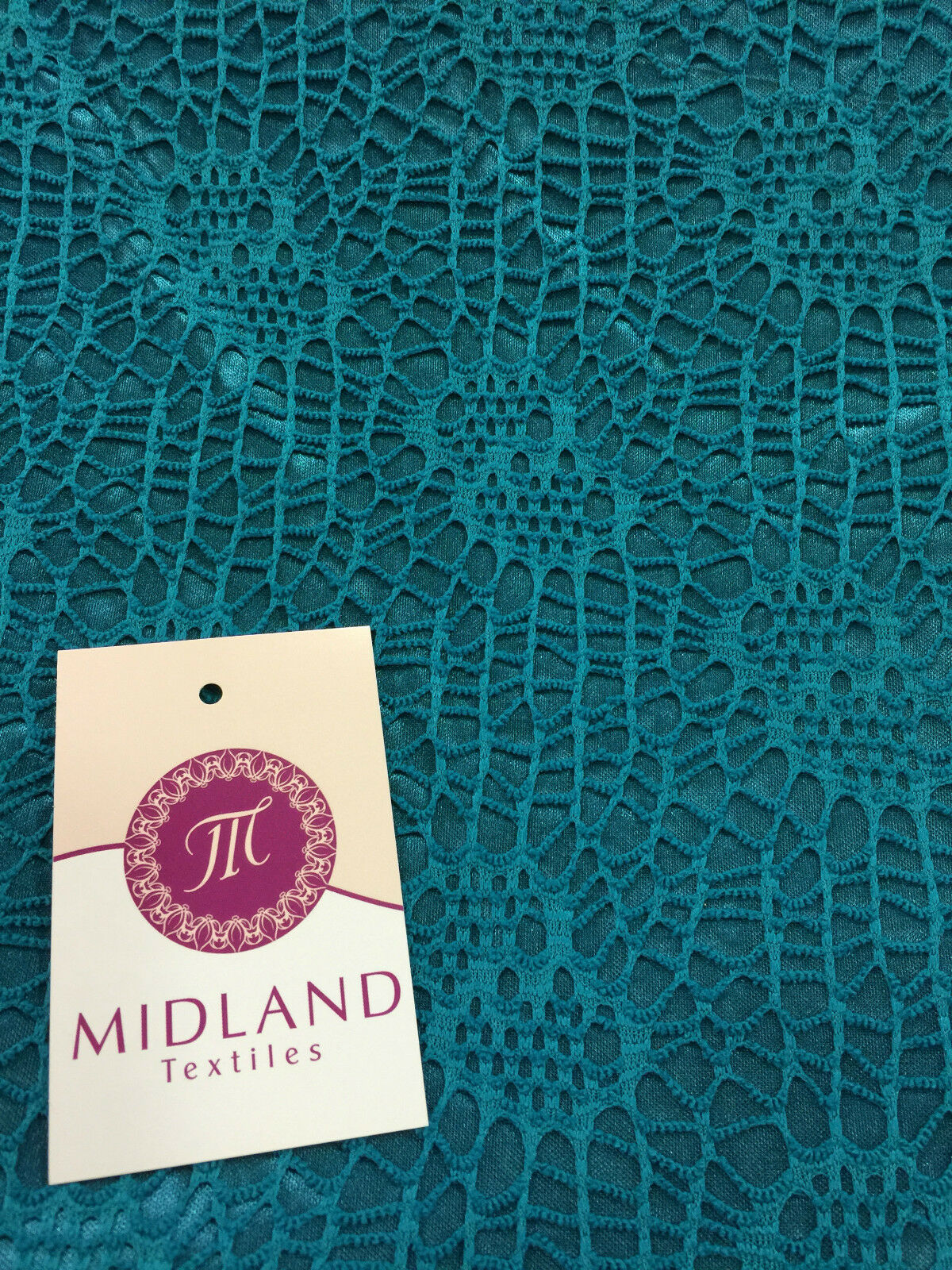 Exquisite Floral Satin Backed Bonded Lace Net - 58