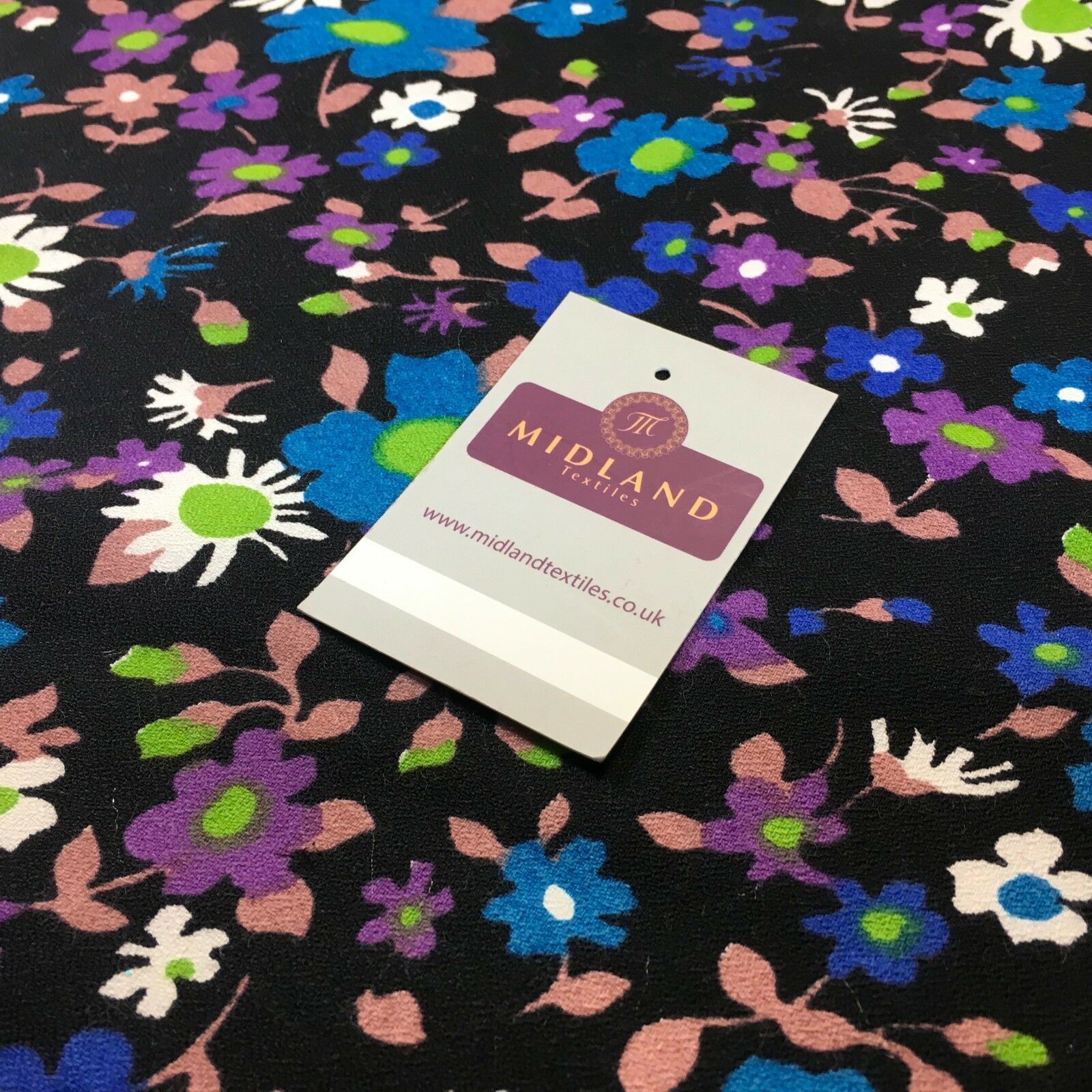 Ditsy Floral Textured Winter dress fabric 35' Wide M786 Mtex