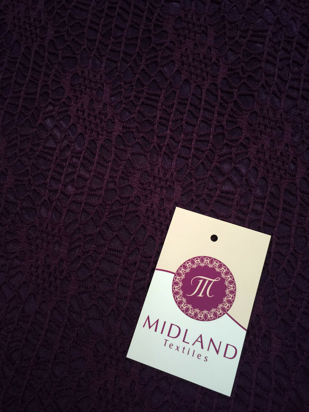 Exquisite Floral Satin Backed Bonded Lace Net - 58