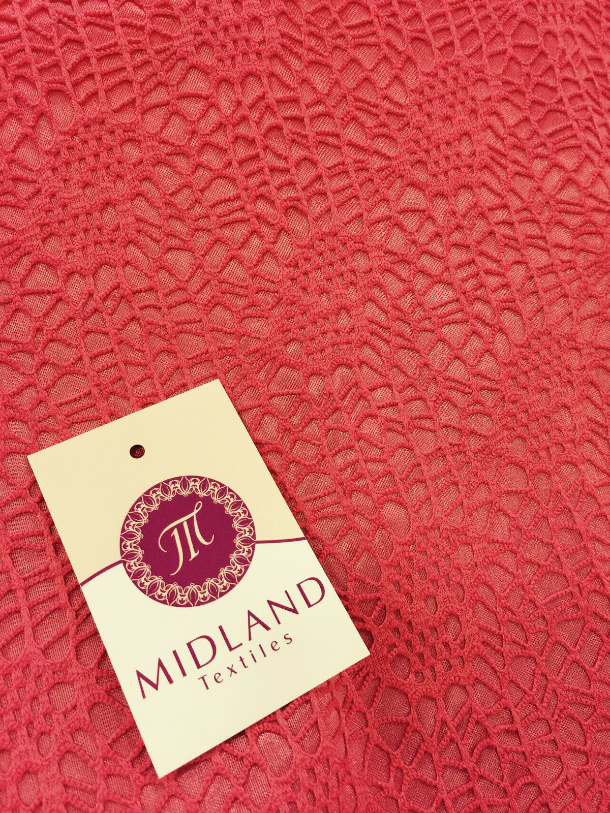 Exquisite Floral Satin Backed Bonded Lace Net - 58