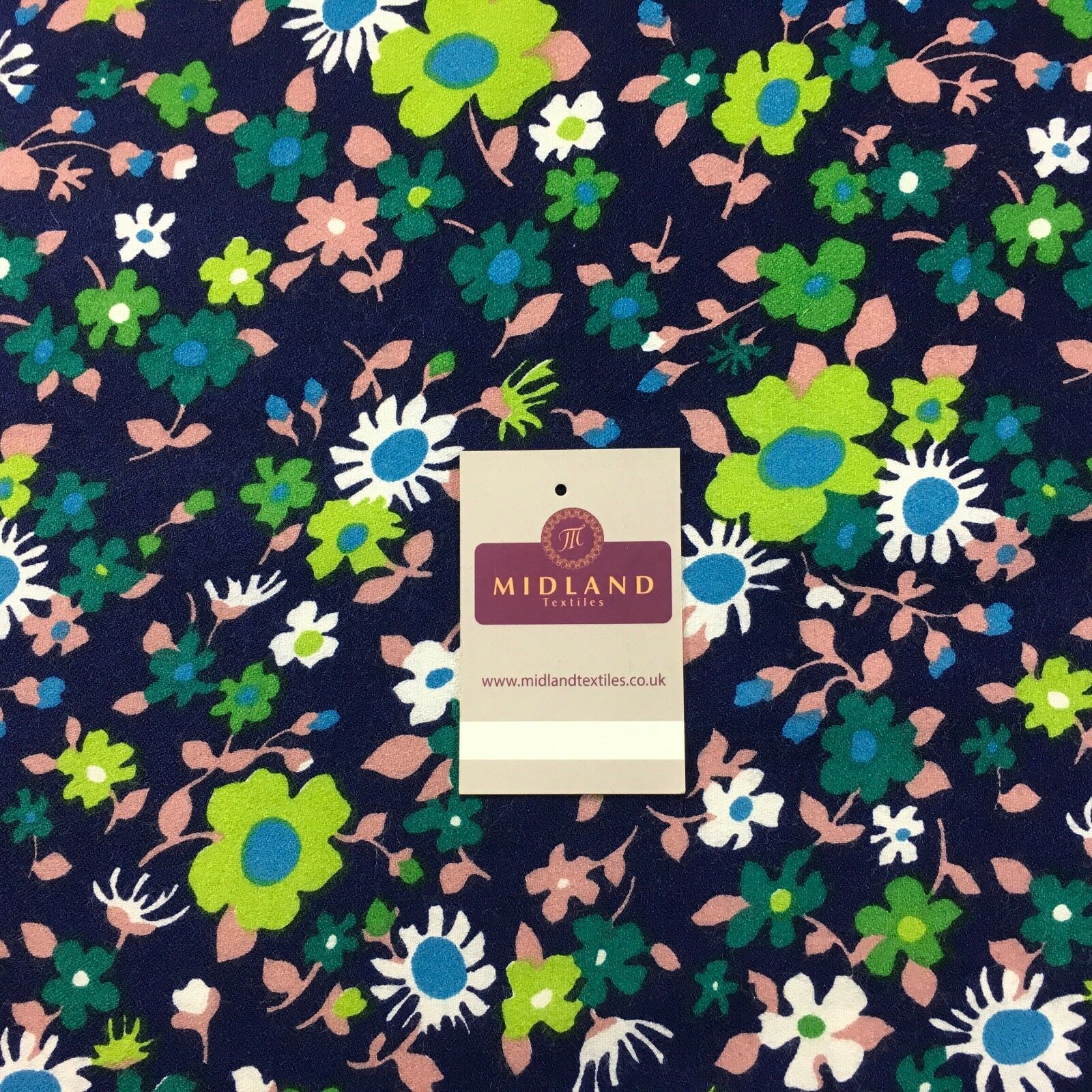 Ditsy Floral Textured Winter dress fabric 35' Wide M786 Mtex