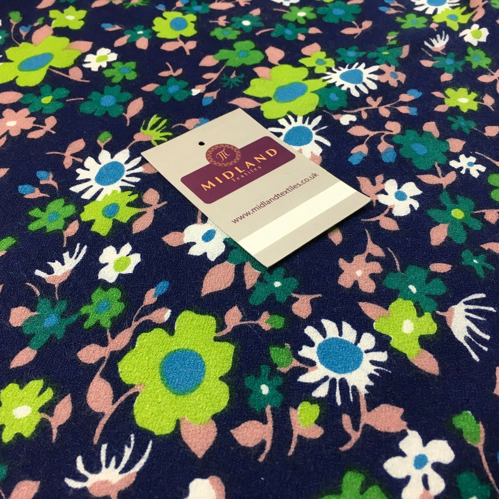 Ditsy Floral Textured Winter dress fabric 35' Wide M786 Mtex