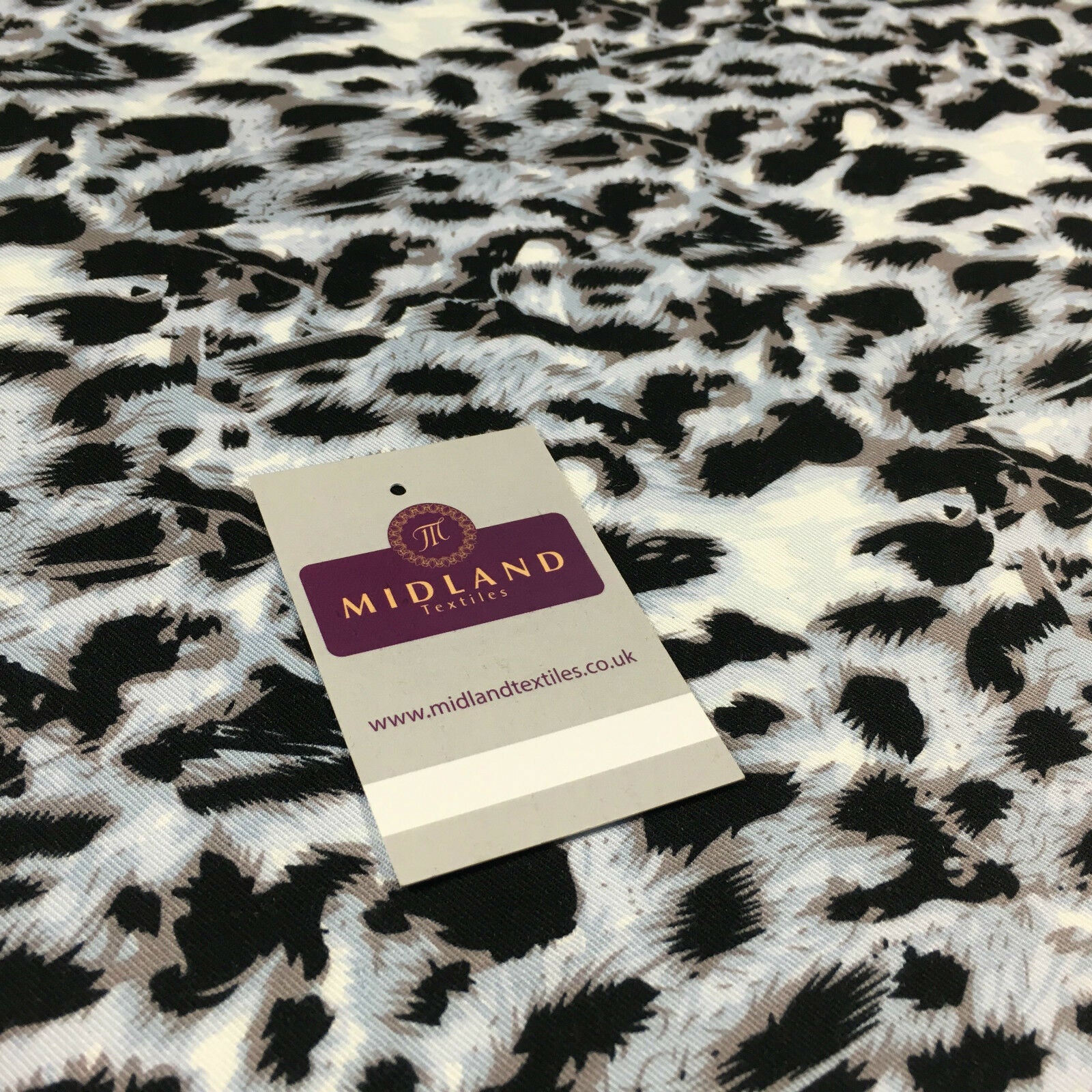 Animal theme Printed twill viscose dress and scarf fabric 58' wide M713