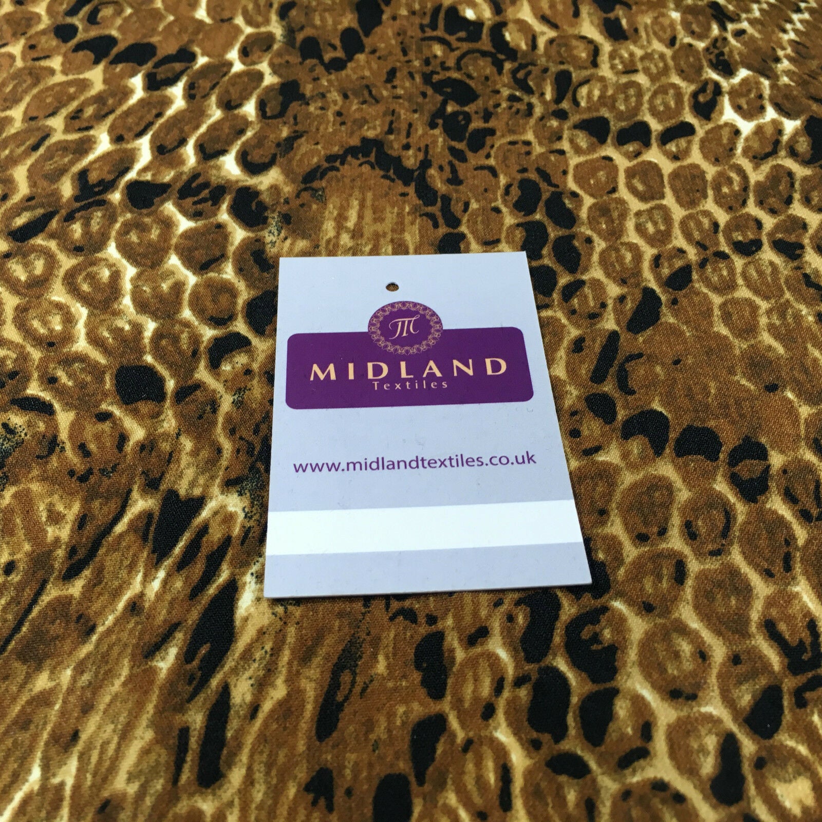 Animal Printed Peach crepe dress, Scarf, skirt fabric  58' wide M714 Mtex