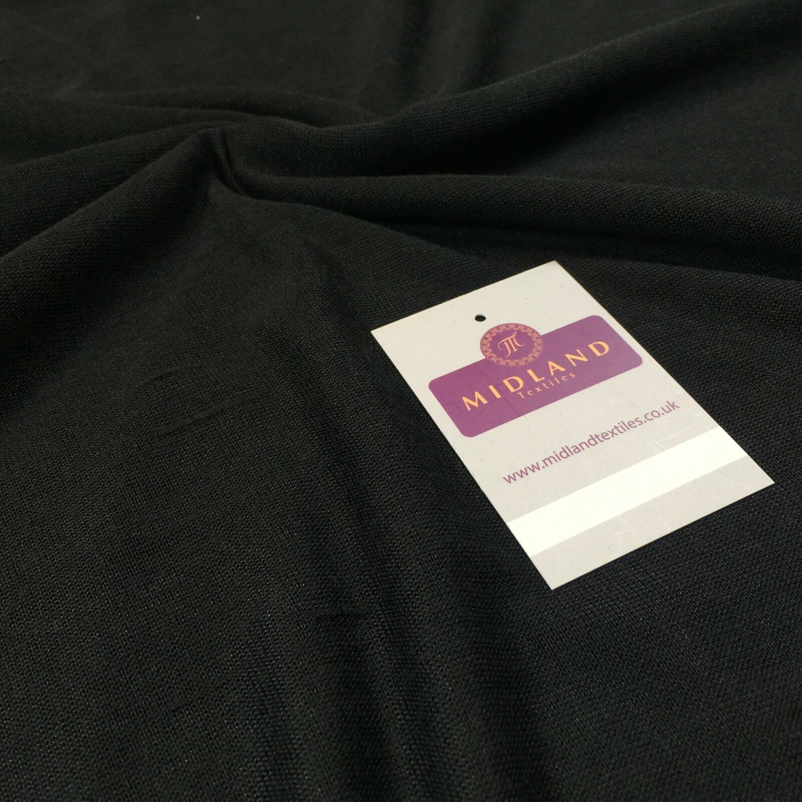 Black Lightweight dress fabric 58' M720-51 Mtex