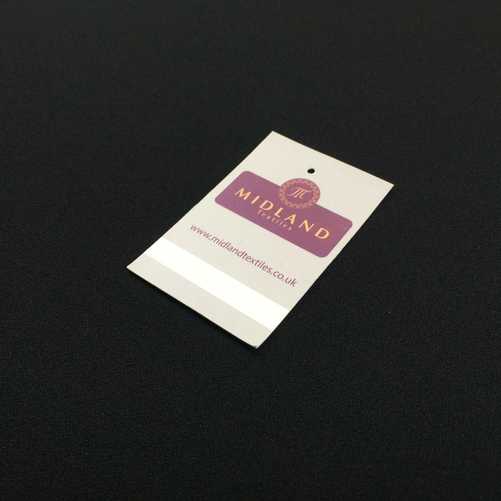 Black coarse textured plain Georgette dress fabric 58' Wide MQ1036 Mtex