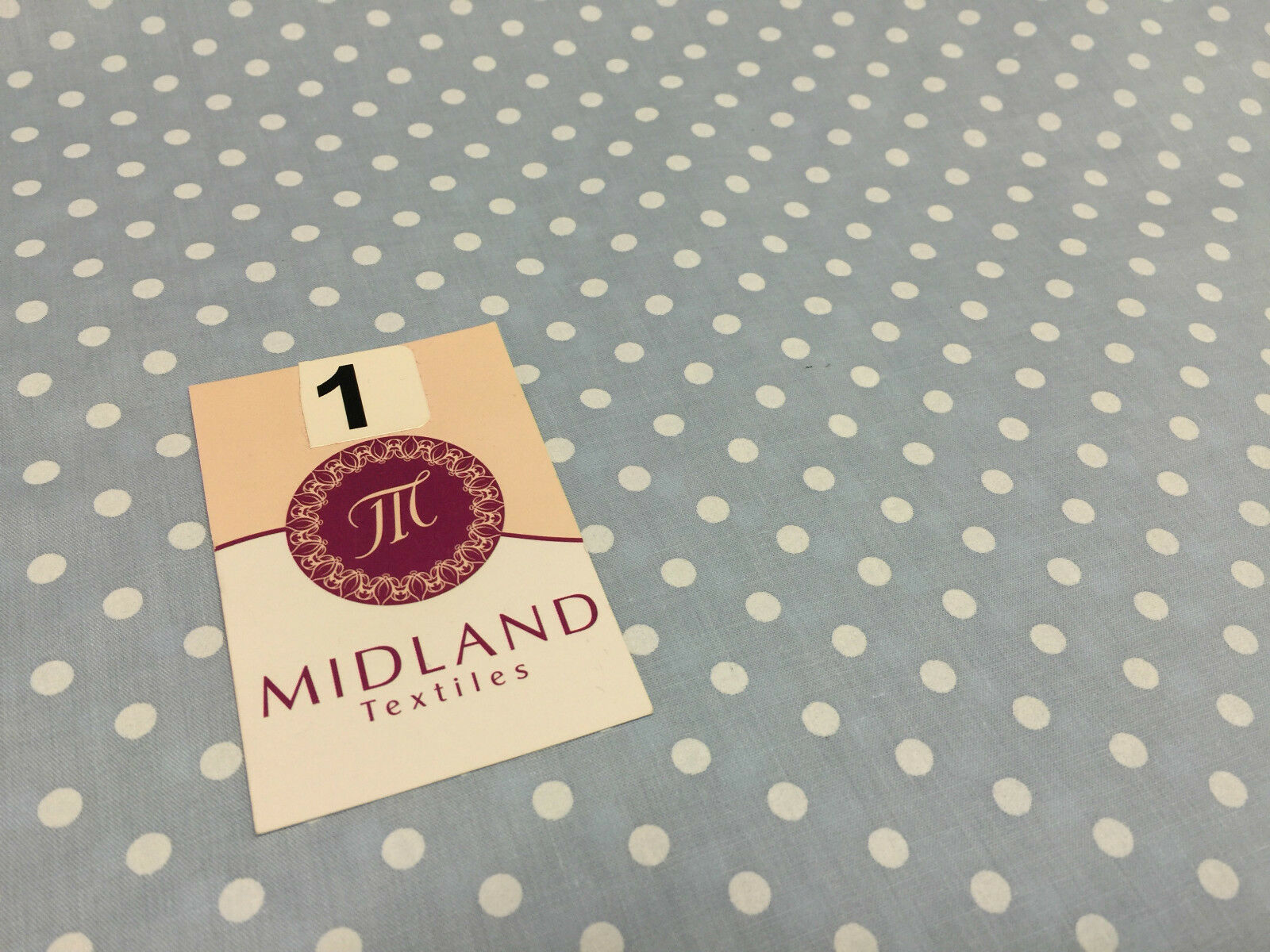 5mm Polka Dot  Polycotton Dress Fabric 44' Wide M357 Mtex