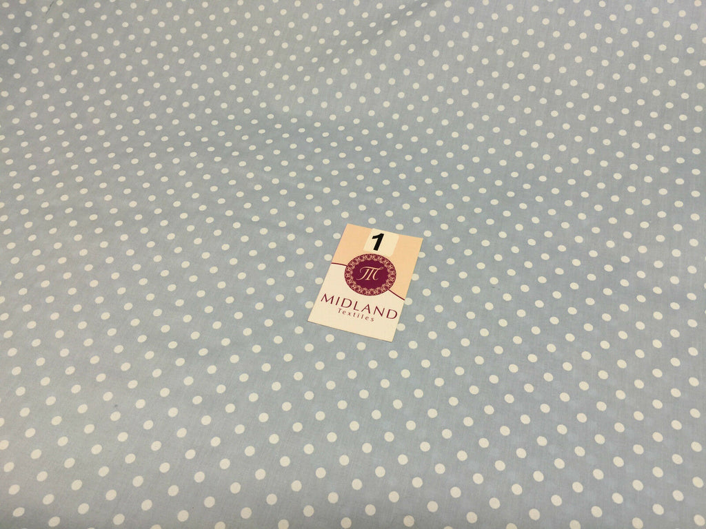 5mm Polka Dot  Polycotton Dress Fabric 44