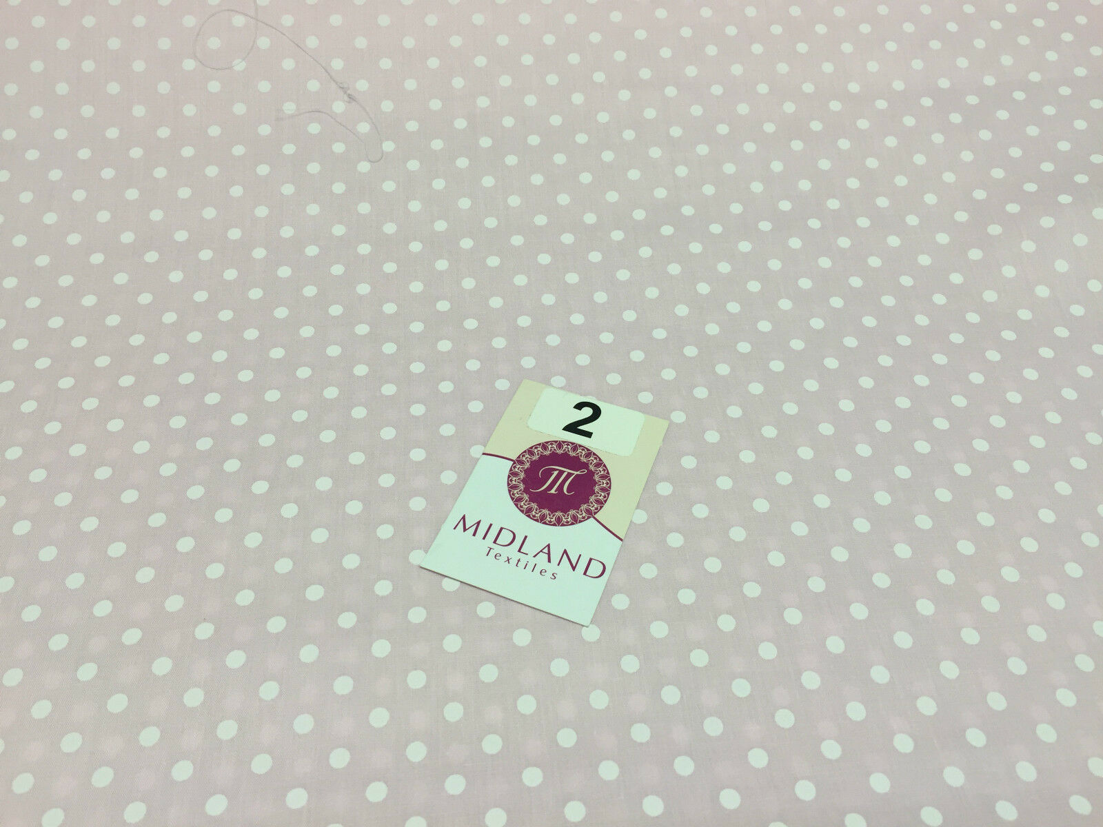 5mm Polka Dot  Polycotton Dress Fabric 44' Wide M357 Mtex