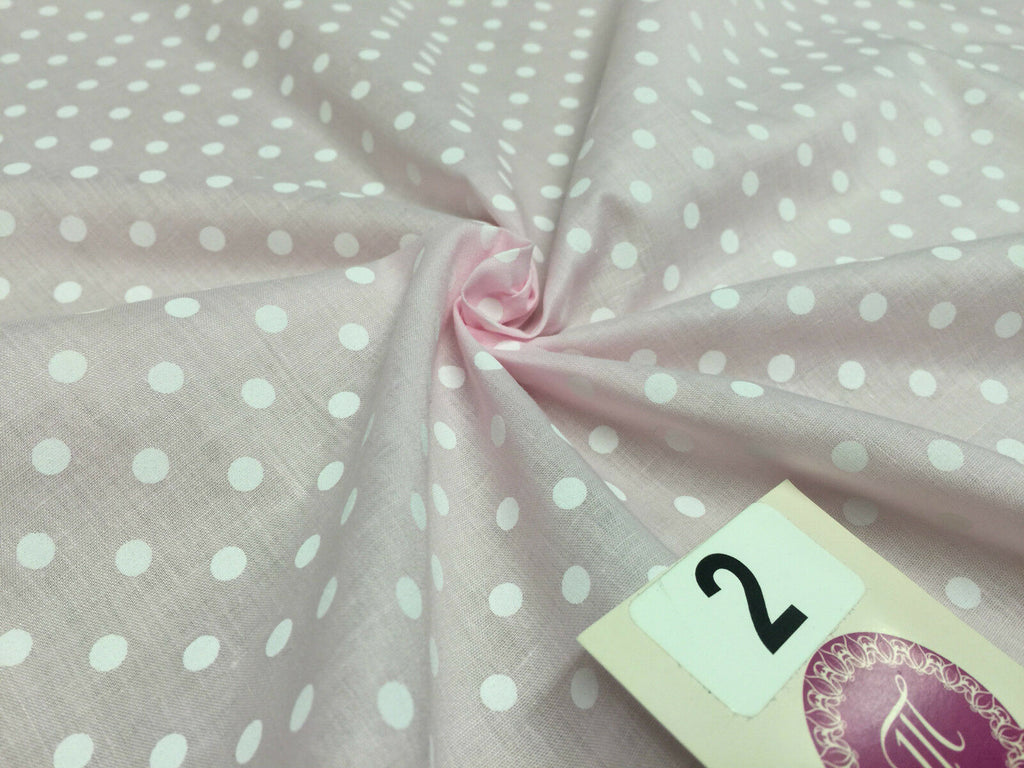 5mm Polka Dot  Polycotton Dress Fabric 44