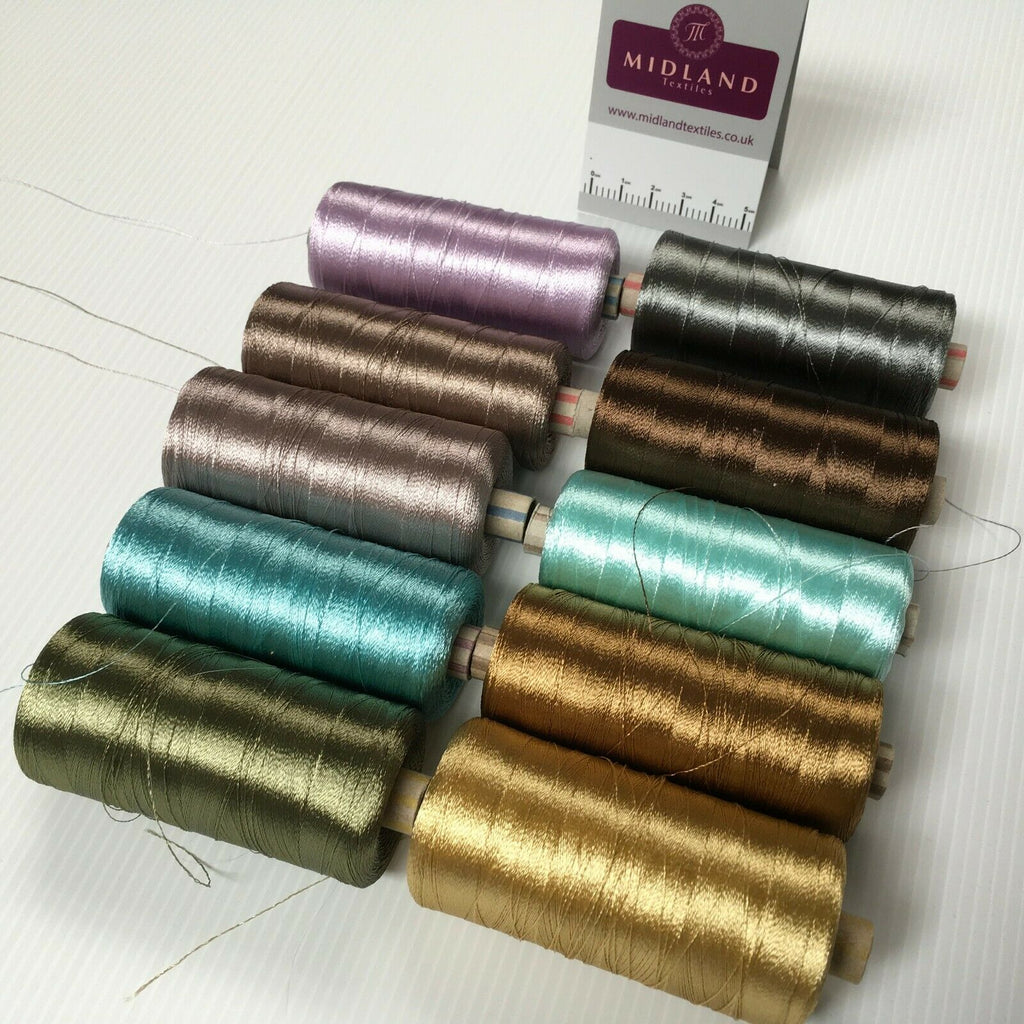 40WT Machine Embroidery rayon 2,700 meter spools shiffli thread craft M1441 Mtex