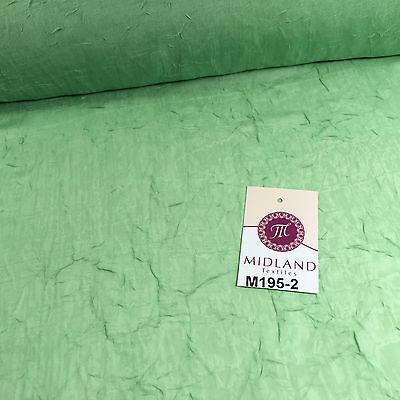 Crushed Crinkled Lightweight Chiffon dress and scarf Fabric 58' M195 Mtex