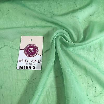 Crushed Crinkled Lightweight Chiffon dress and scarf Fabric 58' M195 Mtex