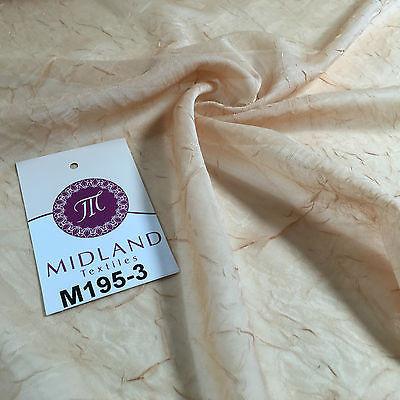 Crushed Crinkled Lightweight Chiffon dress and scarf Fabric 58' M195 Mtex