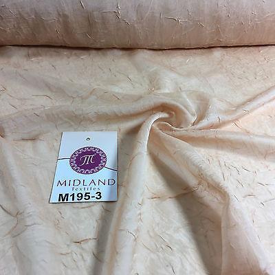 Crushed Crinkled Lightweight Chiffon dress and scarf Fabric 58' M195 Mtex