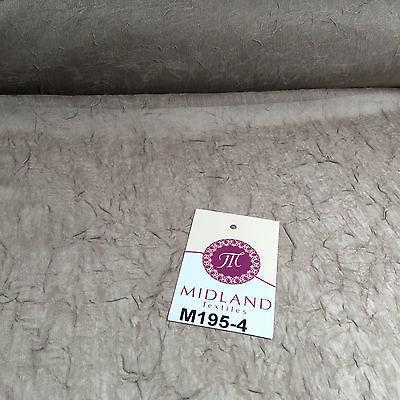 Crushed Crinkled Lightweight Chiffon dress and scarf Fabric 58' M195 Mtex