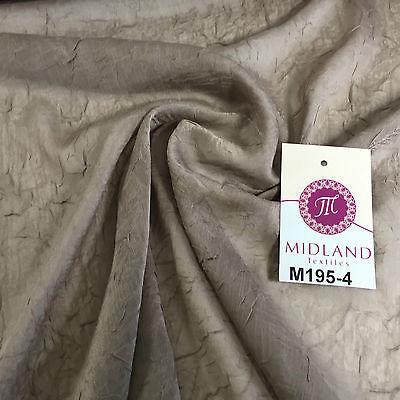 Crushed Crinkled Lightweight Chiffon dress and scarf Fabric 58' M195 Mtex