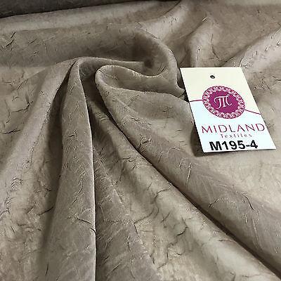 Crushed Crinkled Lightweight Chiffon dress and scarf Fabric 58