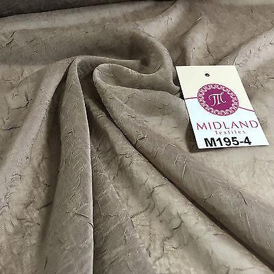 Crushed Crinkled Lightweight Chiffon dress and scarf Fabric 58' M195 Mtex