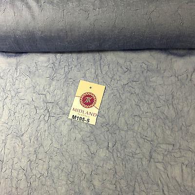 Crushed Crinkled Lightweight Chiffon dress and scarf Fabric 58' M195 Mtex