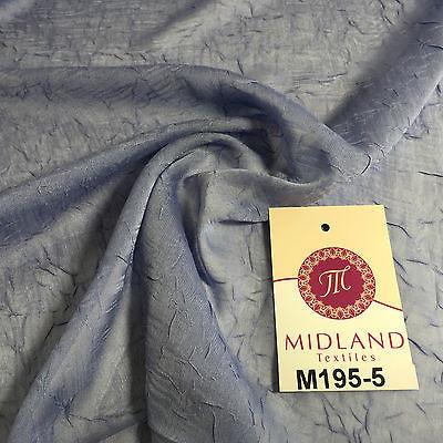 Crushed Crinkled Lightweight Chiffon dress and scarf Fabric 58' M195 Mtex