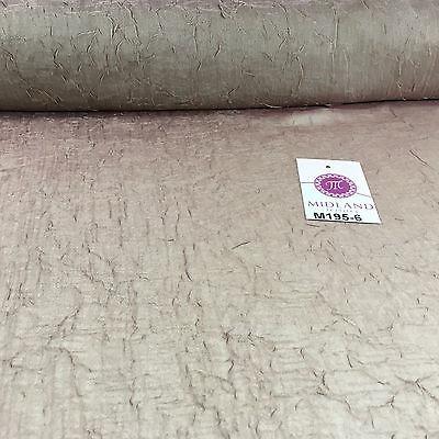 Crushed Crinkled Lightweight Chiffon dress and scarf Fabric 58' M195 Mtex