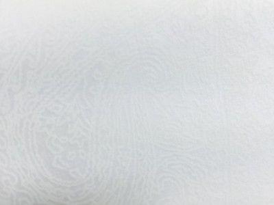 Floral Paisley Pastel white lacquer Print Fabric 100% Cotton 44' Wide  M527 Mtex