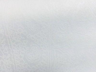 Floral Paisley Pastel white lacquer Print Fabric 100% Cotton 44' Wide  M527 Mtex