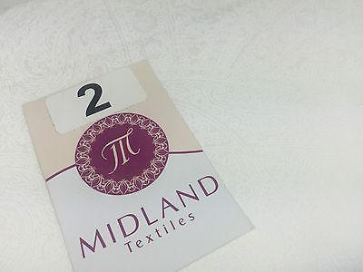 Floral Paisley Pastel white lacquer Print Fabric 100% Cotton 44' Wide  M527 Mtex