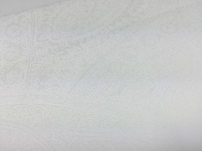 Floral Paisley Pastel white lacquer Print Fabric 100% Cotton 44' Wide  M527 Mtex