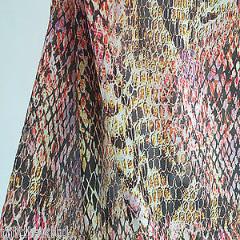 Animal Print Royal Micro Satin Fabric 58'  M145-23 Mtex