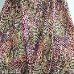 Animal Print Royal Micro Satin Fabric 58'  M145-23 Mtex