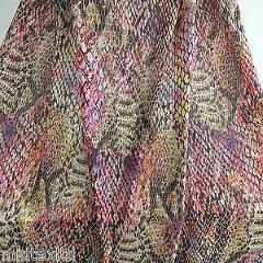 Animal Print Royal Micro Satin Fabric 58