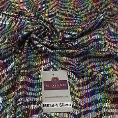 Animal Printed Foil Jersey 1 way stretch Sequin Dress Fabric 55' wide M639 Mtex