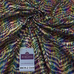Animal Printed Foil Jersey 1 way stretch Sequin Dress Fabric 55' wide M639 Mtex