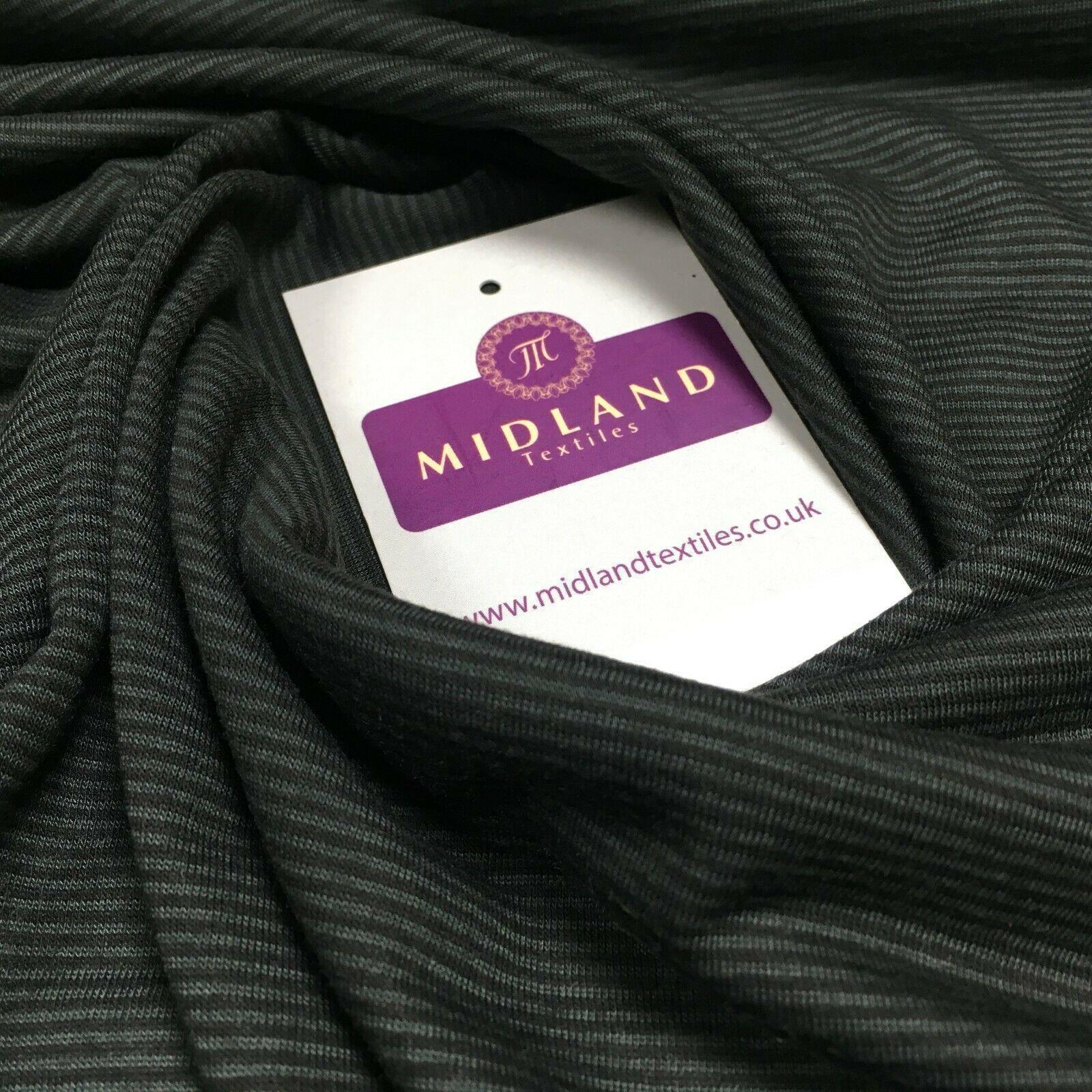 Dark Grey Micro ribbed jersey Dress Fabric 147 cm M720-68 Mtex