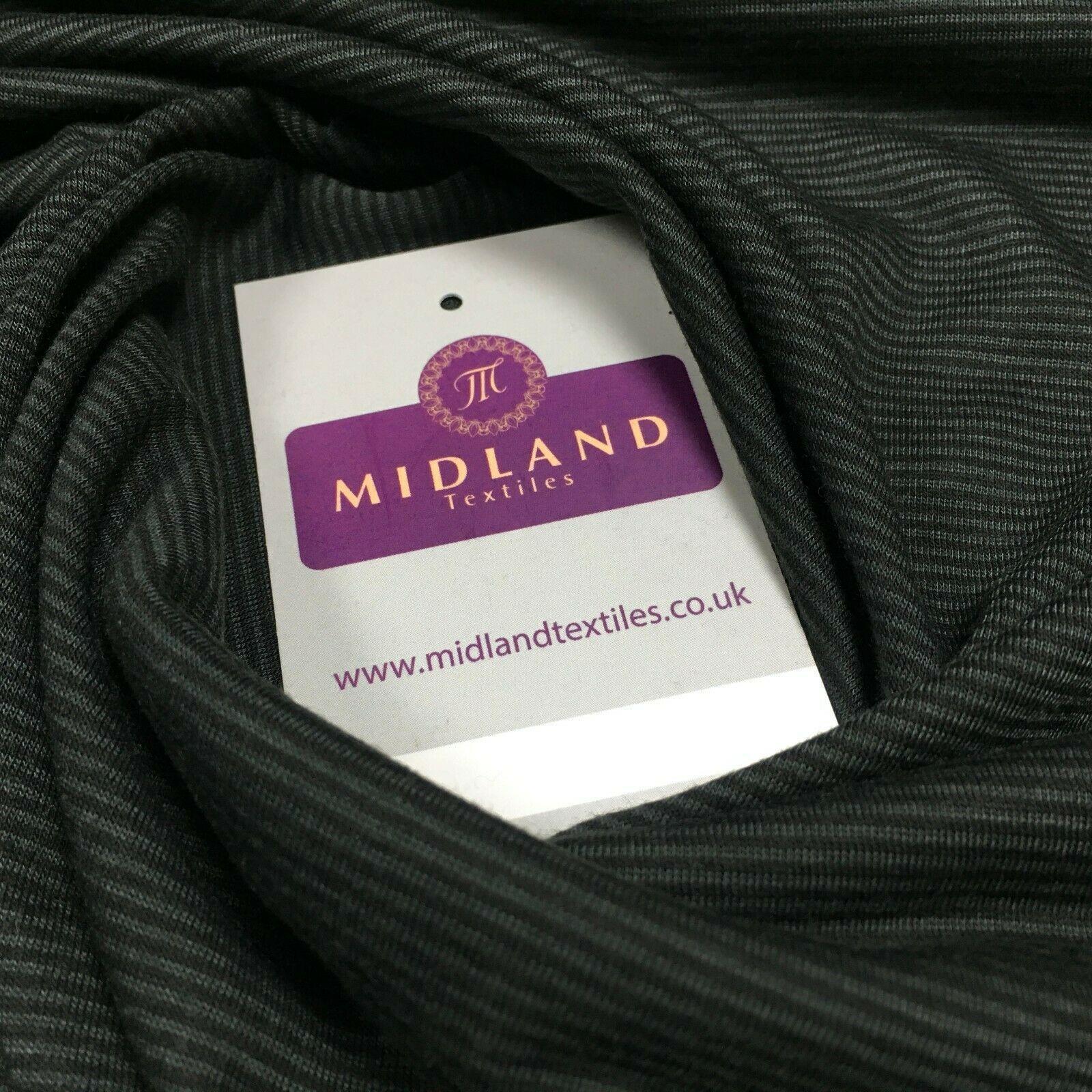 Dark Grey Micro ribbed jersey Dress Fabric 147 cm M720-68 Mtex
