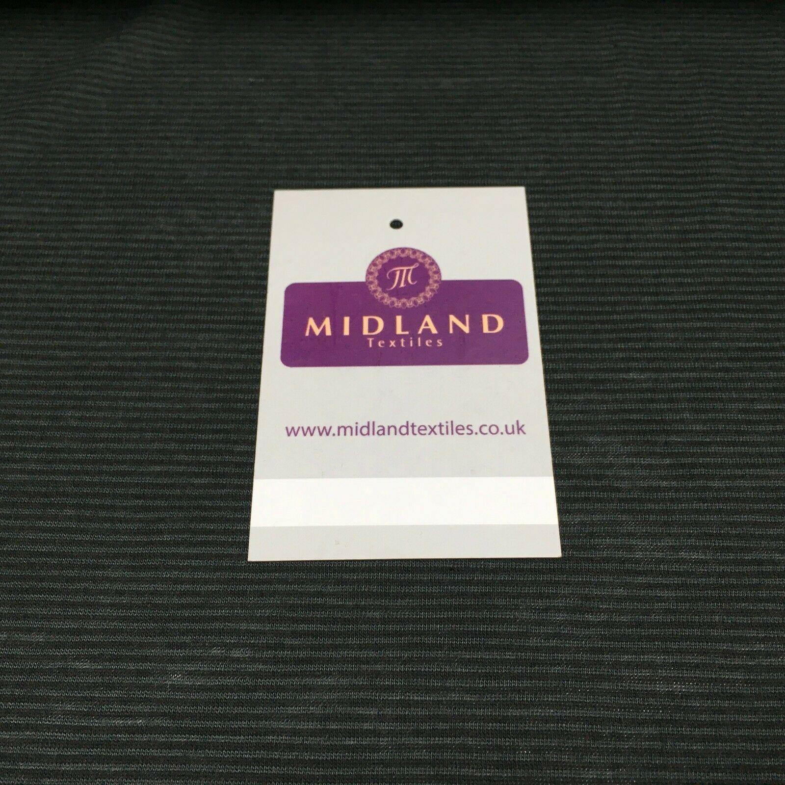 Dark Grey Micro ribbed jersey Dress Fabric 147 cm M720-68 Mtex