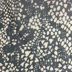 Black and Beige chiffon fabric Lightweight 44' M161-22 Mtex