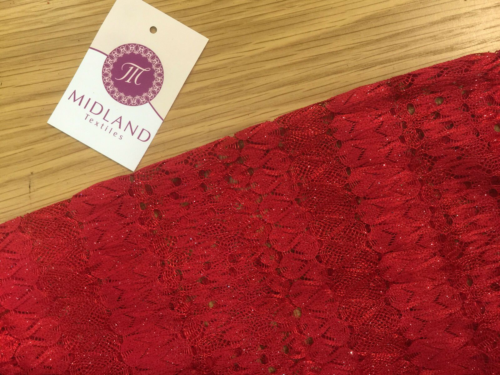 Glitter 3d crochet Lace 58' M186-1 & 2 Mtex