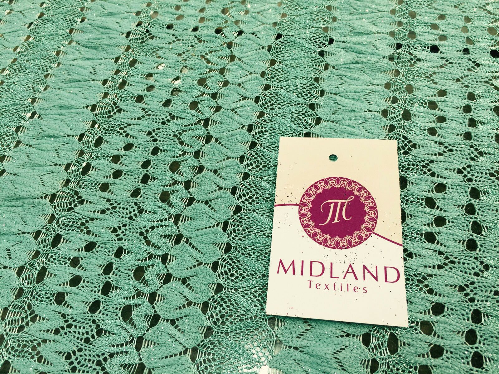 Glitter 3d crochet Lace 58' M186-1 & 2 Mtex