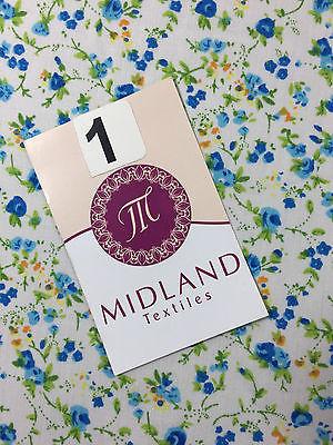 Floral Vintage poly cotton print dress craft fabric 44' Wide M352 Mtex