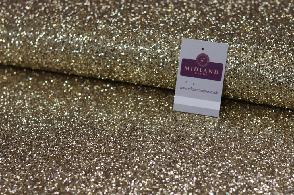 Chunky jazz glitter on net dress fabric 150cm MK1214 Mtex